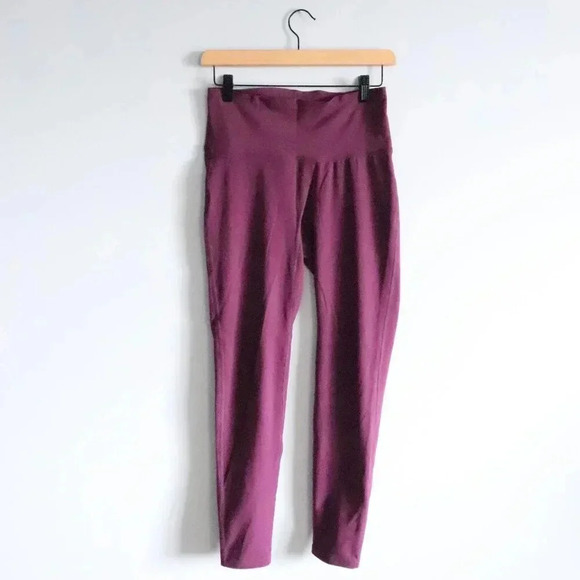 Along Fit Women's Purple Small High Rise Activewear Full Length Skinny‎ Leggings - Picture 2 of 10
